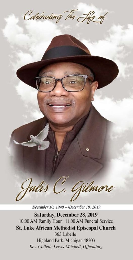 JULIS GILMORE 1949-2019