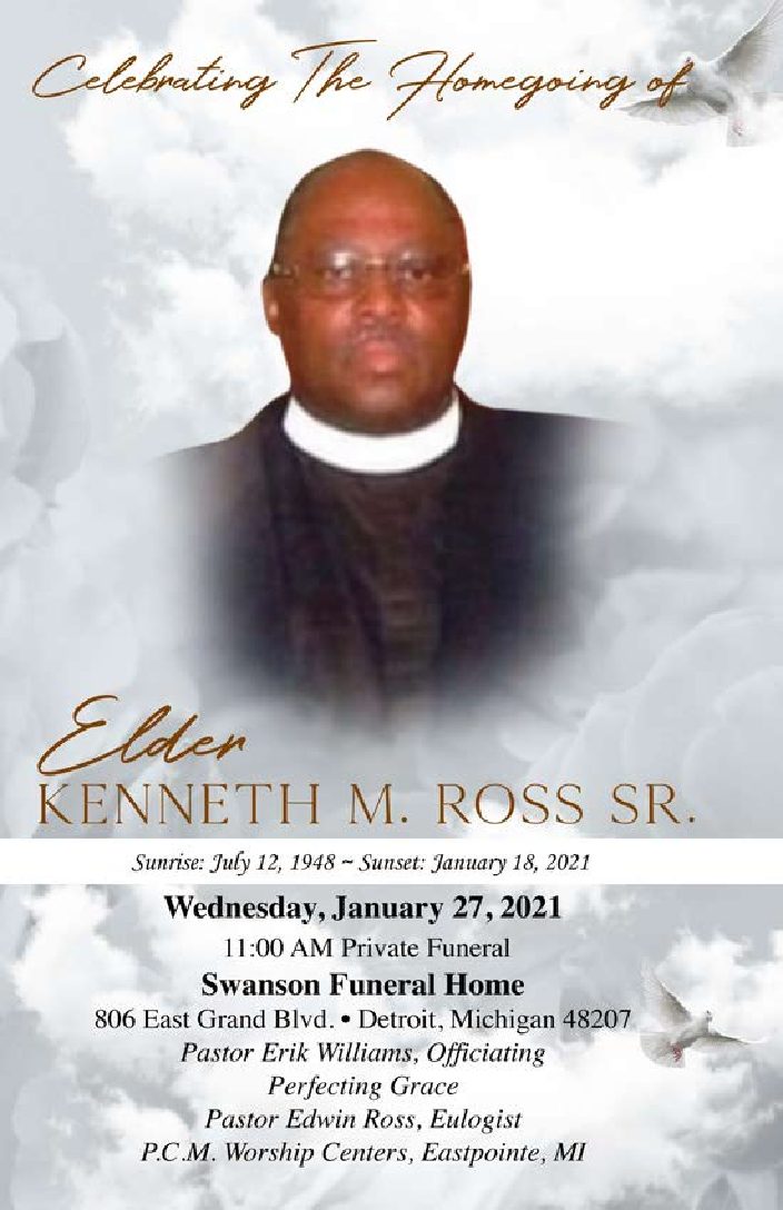 Kenneth Ross Sr. 1948-2021