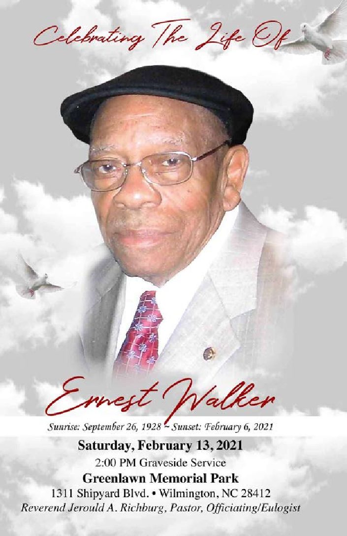 Ernest Walker 1928-2021