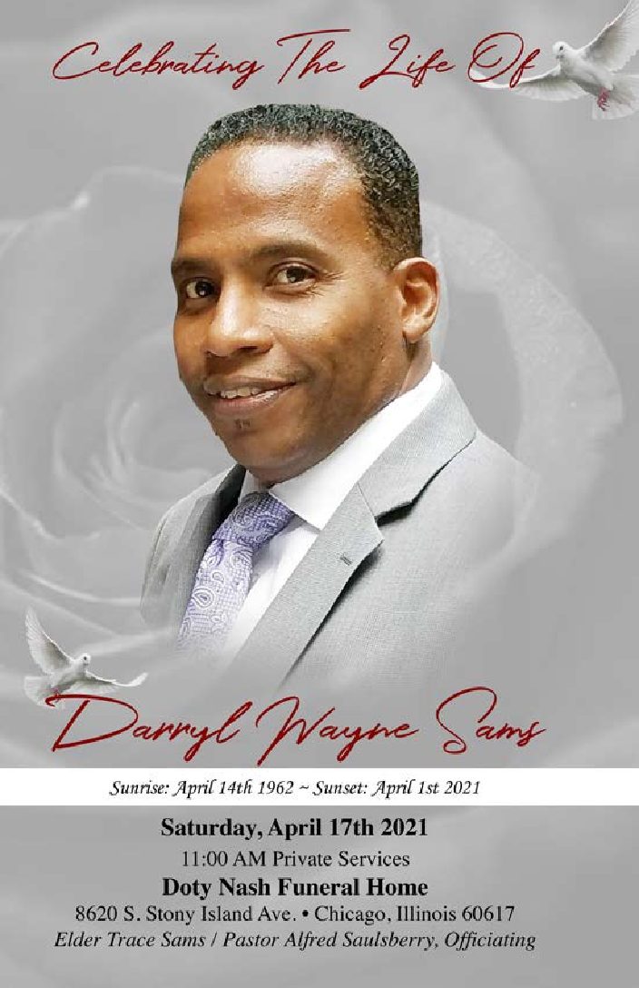 Darryl Wayne Sams 1962-2021
