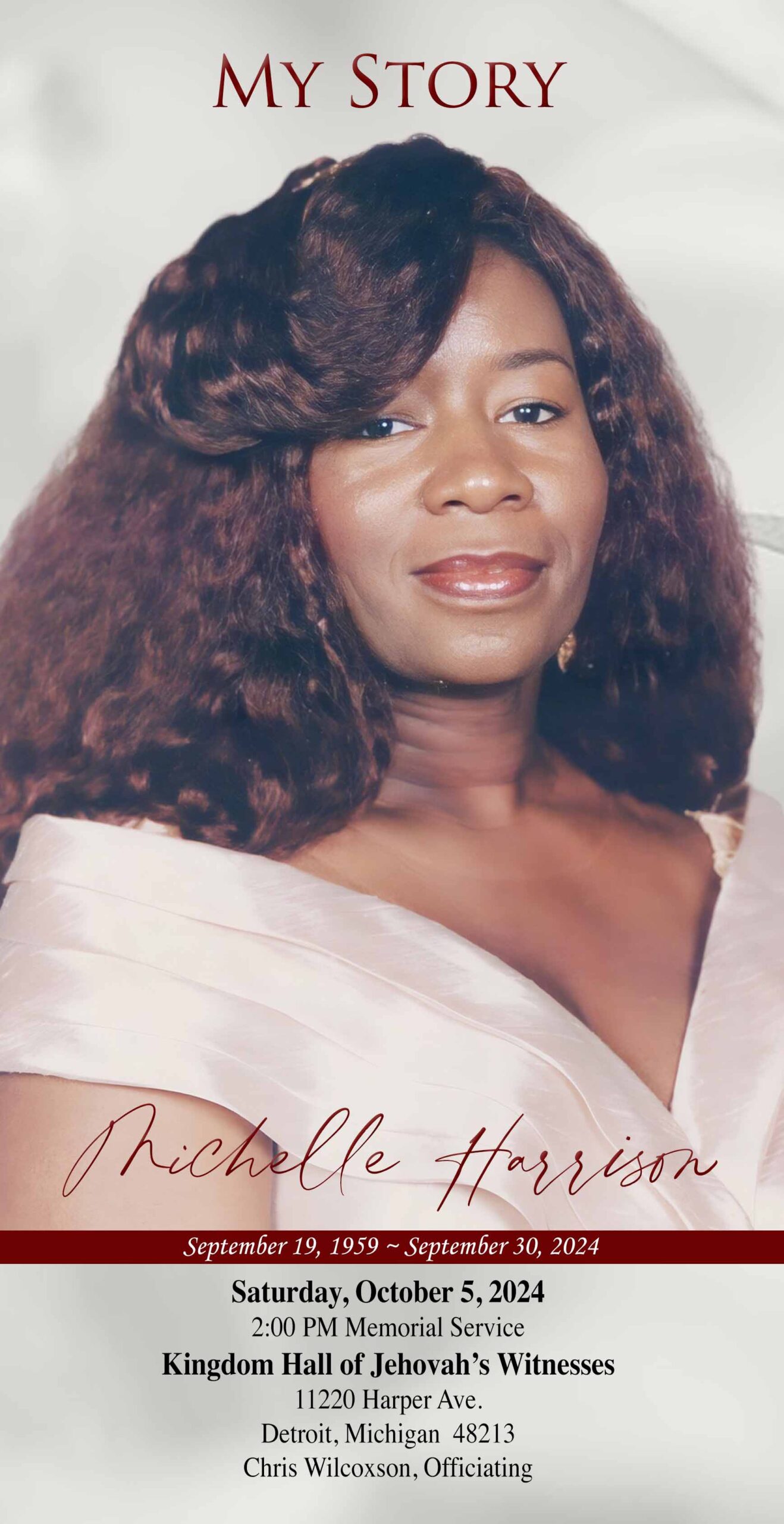 Michelle Harrison 9/19/1959 – 9/30/2024
